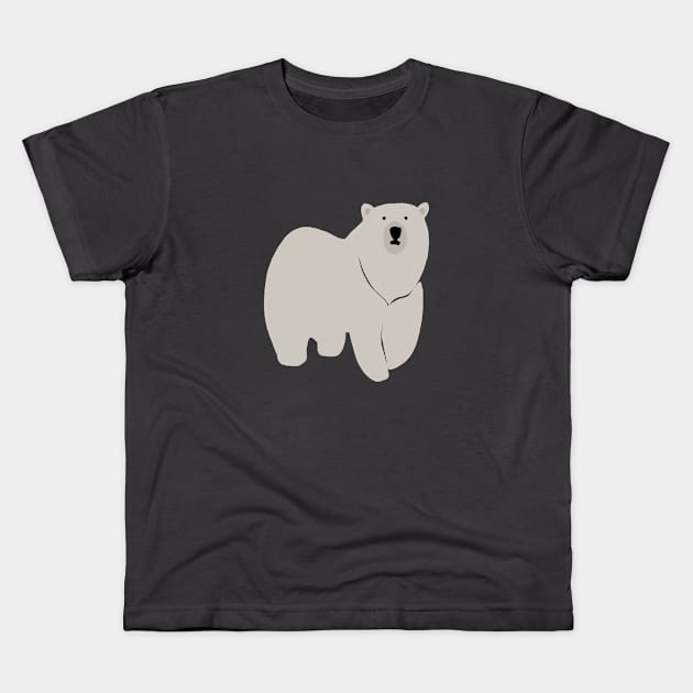 Polar Bear Kids T-Shirt by covostudio